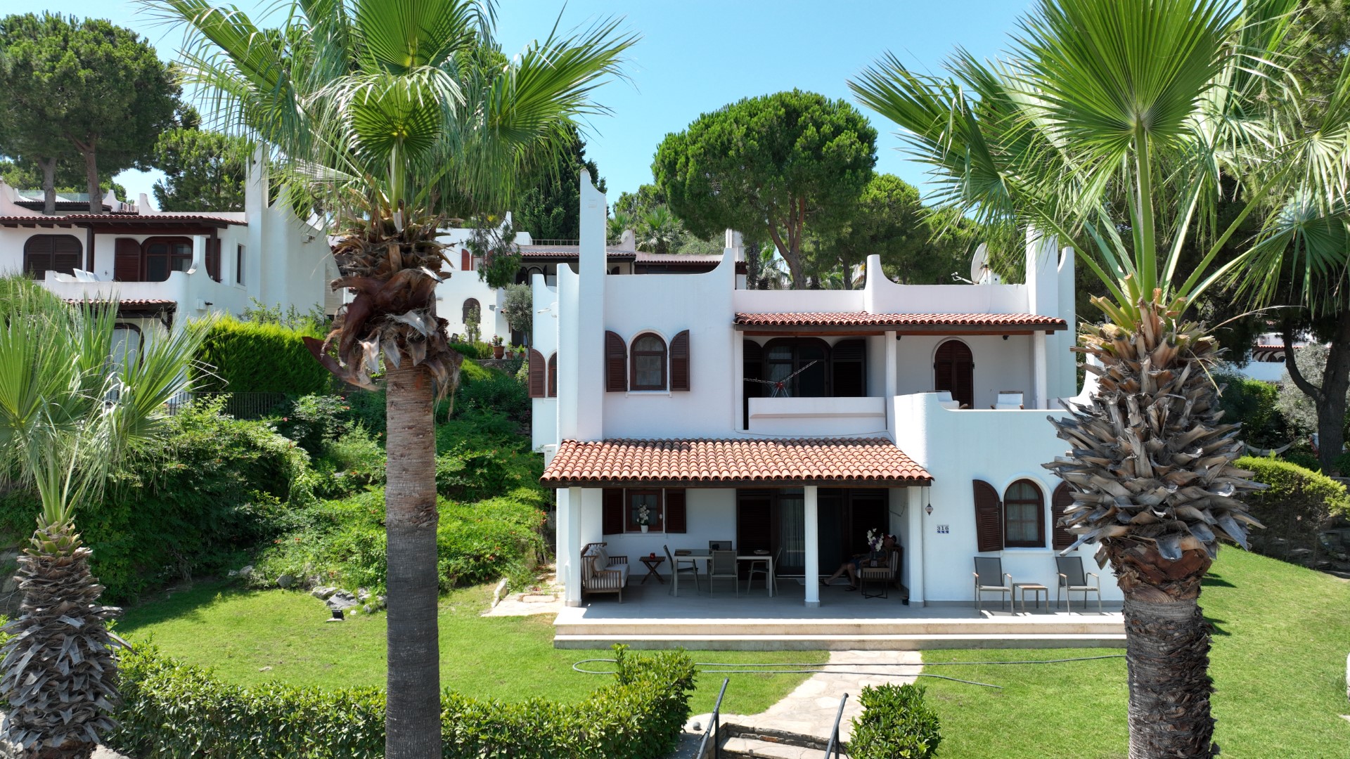 Bodrum Maya Köyü Sitesi Satılık 6+1 Ön Sıra Satılık Villa. Bodrum Satılık Villa